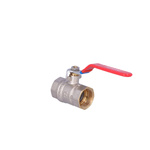 Kurek kulowy nakrętno-nakrętny z dźwignią, 1 cal, F-Comfort