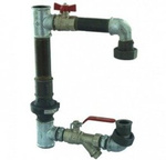 OBEJŚCIE WYSOKIE 40 - 6/4 CALA DO POMPY CO BYPASS PRZYŁĄCZE