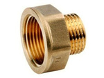 Przedłużka redukcyjna mosiężna 1/2 GW x 3/8 GZ