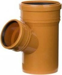 Trójnik kanalizacyjny PCV FI 160 67'