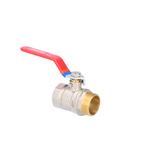 Kurek kulowy nakrętno-wkrętny z dźwignią, 1 1/4 cala, F-Comfort