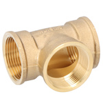 Trójnik mosiężny 5/4" żółty