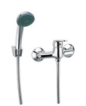 Bateria prysznicowa Smile ścienna, chrom