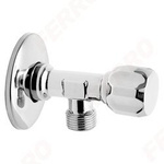 Zawór kątowy grzybkowy z rozetą 1x2x1/2 FERRO