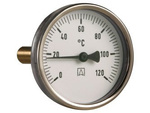 TERMOMETR TARCZOWY BIMETAL 80MM 1/2 0-120 C AFRISO