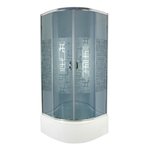 Kabina półokrągła DURASAN Parma Cubic WK 80/90