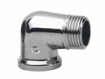 KOLANO CHROMOWANE 3/8 ZŁĄCZKA GWINT WZ CHROM