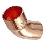 Łuk miedziany fi 15 jednokielichowy 45 stopni